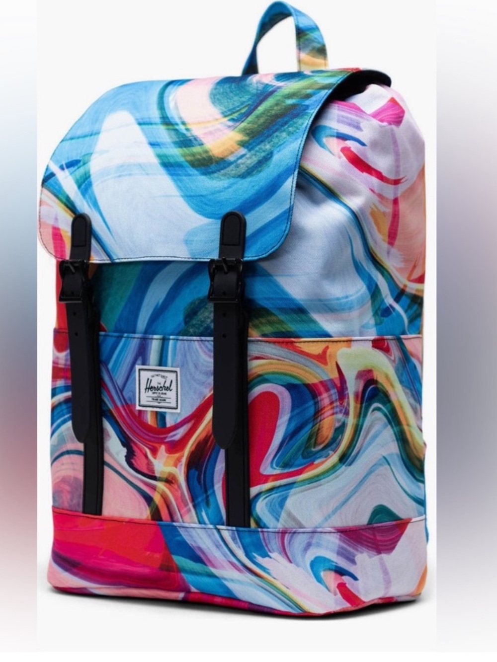 NWT Herschel Supply Company Retreat Small Backpack - paint pour multi